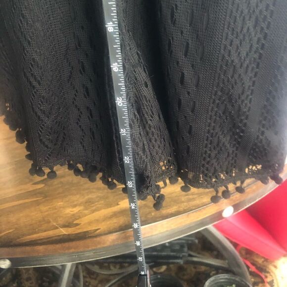 🔥🔥American Rag Cie Energy black shorts Romper . With pockets &pom pom detail - Picture 4 of 12